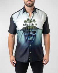 Maceoo - Galileo Skulls Land Sport Shirt - Lyst