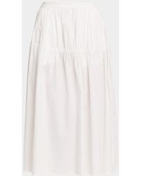 Solid & Striped - The Ivy Midi Skirt - Lyst