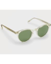 Oliver Peoples - Romare Sun Keyhole-bridge Round Sunglasses - Lyst