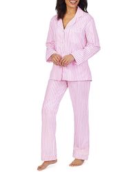 Bedhead - 3d Striped Cotton Long-sleeve Classic Pajama Set - Lyst