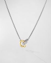David Yurman - Petite Cable Linked Necklace - Lyst