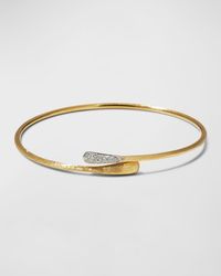 Marco Bicego - Lucia 18K Hugging Bangle With Diamonds - Lyst