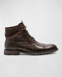 Rodd & Gunn - Dunedin Leather Lace-Up Military Boots - Lyst