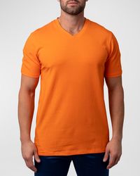 Maceoo - Vivaldi Solid V-neck T-shirt - Lyst