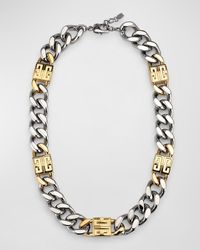 Givenchy - Two-Tone 4G Large Chain Necklace - Lyst