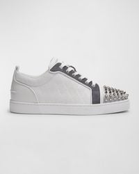 Christian Louboutin 'Junior Spikes' Orlato Sneakers Grey, Boinclo ltd