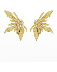 Hueb - 18K Bahia Flower Earrings With Vs-Gh Diamonds - Lyst