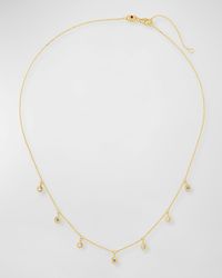 Roberto Coin - 18k 7-station Diamond Dangle Necklace - Lyst