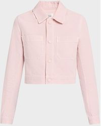 FRAME - The Small Denim Jacket - Lyst