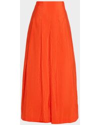 Cinq À Sept - Jagger Pleated Wide-Leg Pants - Lyst