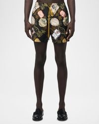 Rhude - Apos;S Vin Bandana-Print Swim Trunks - Lyst