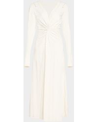 Prabal Gurung - Twisted Long-Sleeve Midi Dress - Lyst
