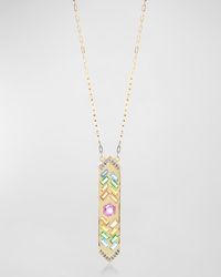 Stevie Wren - The Guardian 18k Gemstone Talisman Necklace - Lyst