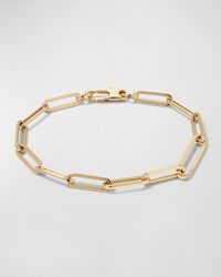Roberto Coin - 18k Gold Paper Clip Chain-link Bracelet - Lyst