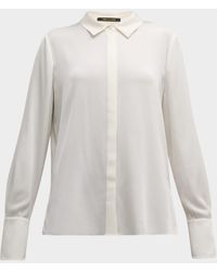 Kobi Halperin - Larissa Split-Cuff Button-Down Blouse - Lyst