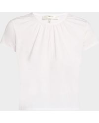 FRAME - The Gathered Tee - Lyst