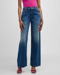 Mother - The Spinner Zip Sneak Jeans - Lyst