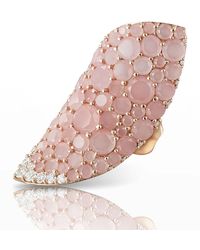 Pasquale Bruni - 18k Rose Gold Lakshmi Chalcedony & Diamond Ring, Size 6.5-7 - Lyst