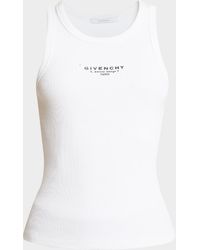 Givenchy - Archive Logo Stamp Print Tank Top - Lyst