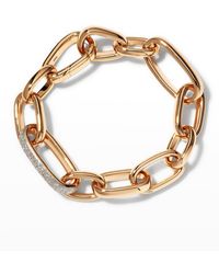 Pomellato - 18K Rose Iconica Slim Chain Bracelet With Diamond Link - Lyst