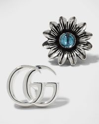 Gucci - GG Marmont Gemstone And Sterling Silver Stud Earrings - Lyst