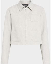 Fabiana Filippi - Cropped Zip-Front Fil Coupe Jacket - Lyst