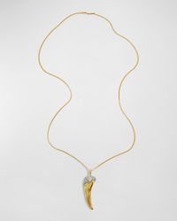 Alexis - Solanales Crystal Horn Long Necklace - Lyst