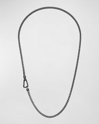 Marco Dal Maso - Mesh Oxidized Necklace, 22"L - Lyst