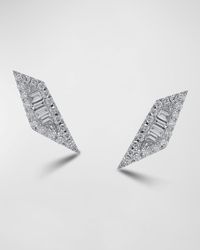 Kavant & Sharart - 18k White Gold Diamond-shaped Earrings - Lyst