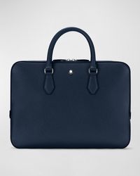 Montblanc - Sartorial Thin Saffiano Leather Document Briefcase - Lyst