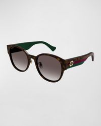 Gucci - Web Studi Panthos Sunglasses - Lyst
