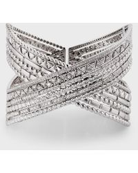 Etho Maria - 18k White Gold Diamond Bangle Bracelet - Lyst