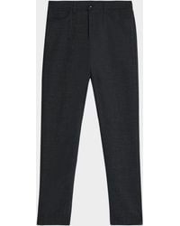 Canali - Apos;S Melange Wool Straight Fit Five-Pocket Pants - Lyst