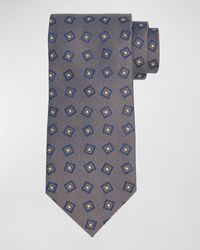 Charvet - Square-Print Silk Tie - Lyst