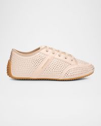 Givenchy - Embellished Satin Slim Sneakers - Lyst