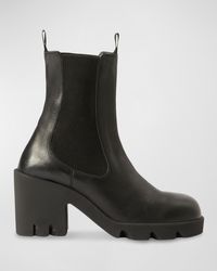 Burberry - Stride Leather Chelsea Boots - Lyst