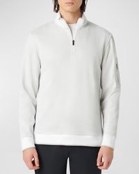 Bugatchi - Knit Quarter-Zip Sweater - Lyst