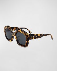 Marni - Logo Acetate Butterfly Sunglasses - Lyst