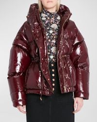 Ulla Johnson - Rhodes Lacquered Nylon Quilted Convertible Puffer Jacket - Lyst