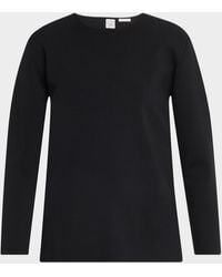 TOTEME - Compact Knit Crewneck Sweater - Lyst