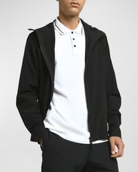 Moncler - Kurz Nylon Hooded Jacket - Lyst