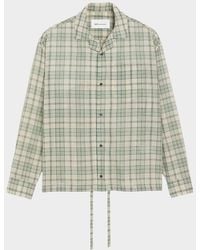 Ami Paris - Apos;S Boxy-Fit Plaid Button-Down Shirt - Lyst