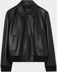 Burberry - Bloomsbury Leather Jacket - Lyst