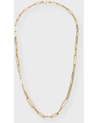 Roberto Coin - 18k Yellow Gold Paper Clip Chain Necklace - Lyst