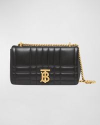 Burberry - Lola Small Quilted Lambskin Chain Crossbody Bag - Lyst