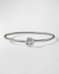 David Yurman - Infinity Bracelet With Diamonds - Lyst