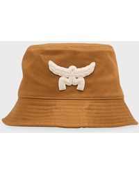 MCM - Essential Applique Cotton Bucket Hat - Lyst