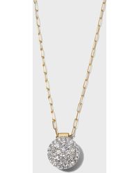 Frederic Sage - Medium 2 Round Firenze Ii Diamond Cluster Necklace - Lyst