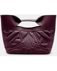 Alexander McQueen - Small Bow Seal Padded Tote Bag - Lyst