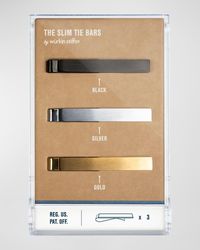Würkin Stiffs - 3-Pack Slim Tie Bar Set, Colors - Lyst